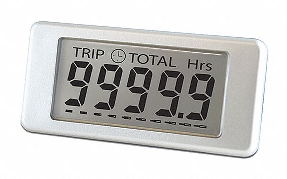 LCD Elapsed Hour Meter, LCD,  Spalshproof