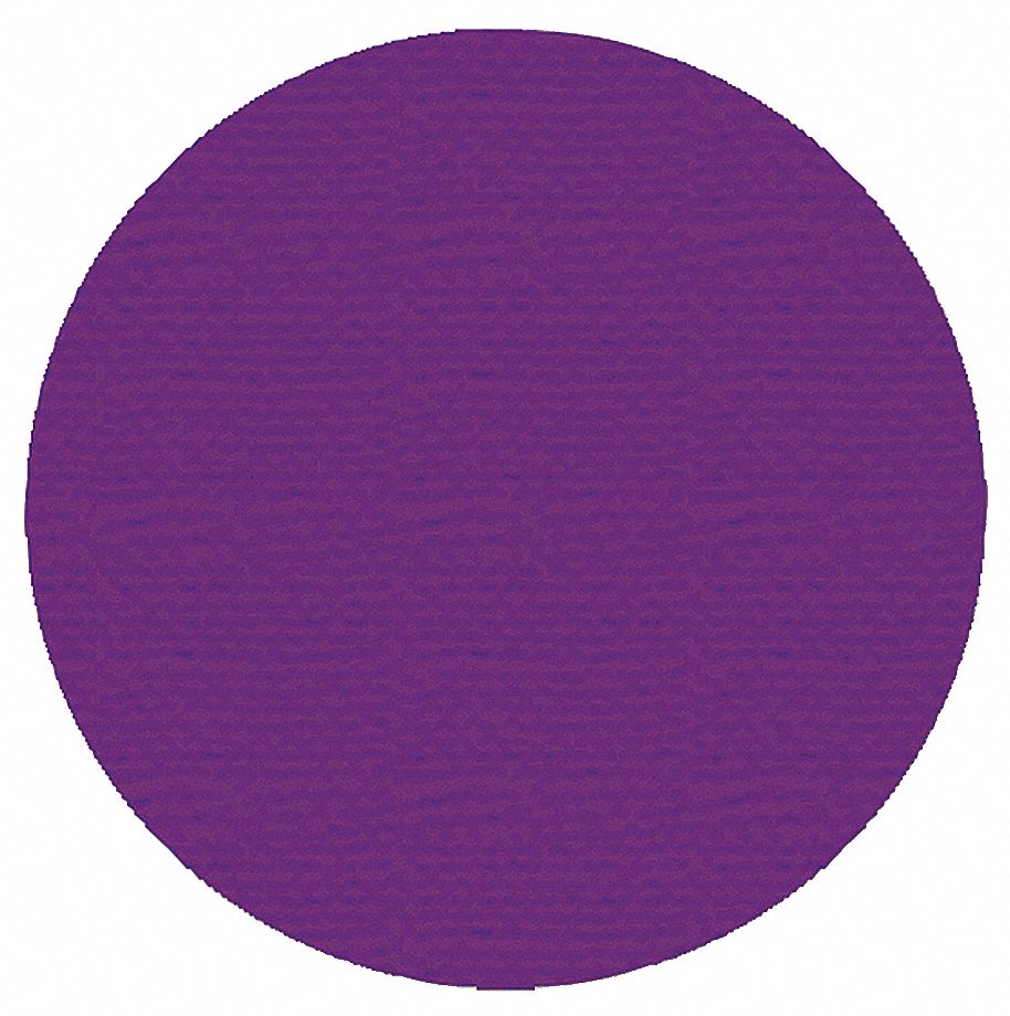 Floor Marking Tape: Circle, Solid, Purple, No Legend, 3 1/2 in, 50 mil Tape Thick, Mighty Line®