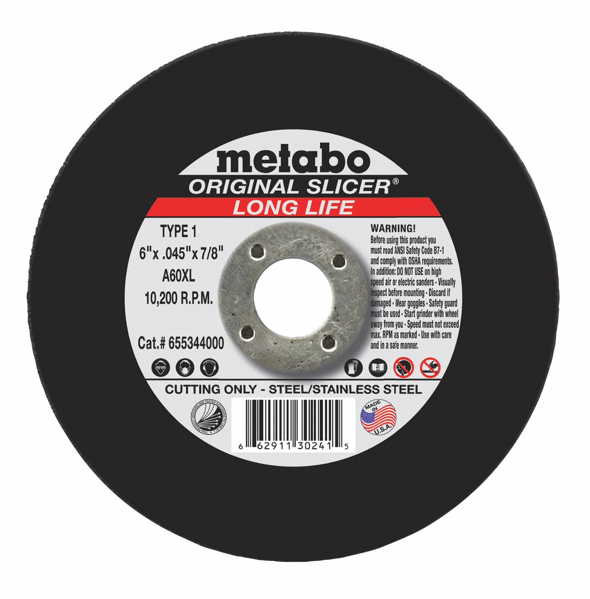 metabo 6 cut off wheels