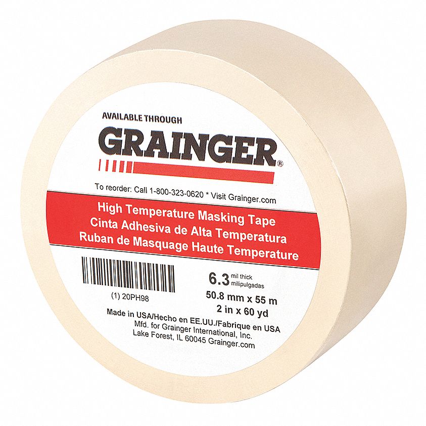 2 In X 60 Yd, 6.3 Mil Thick, Painter's Tape - 20PH98|20PH98 - Grainger