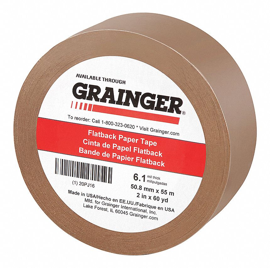 Kraft Paper, Rubber, Pressure Sensitive Paper Tape - 20PJ16