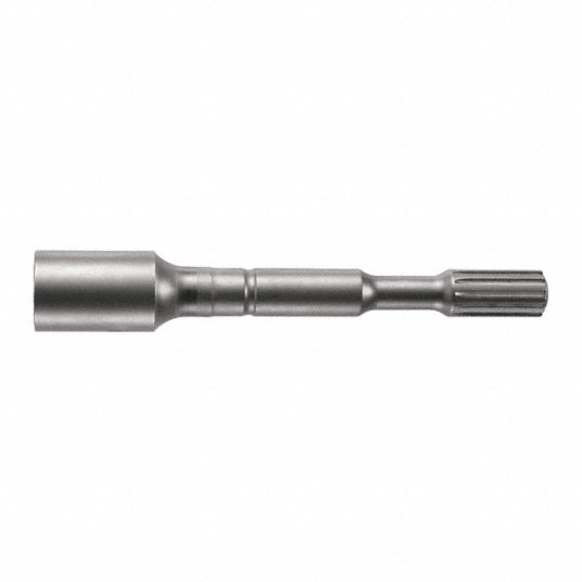 BOSCH Core Bit Extension, 8 in Overall Length, Spline Shank Shape