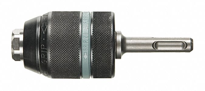 BOSCH Chuck Adapter: SDS-Plus For Chuck, 1/2 in Keyless Converts to Chuck,  4 1/2 in Overall Lg