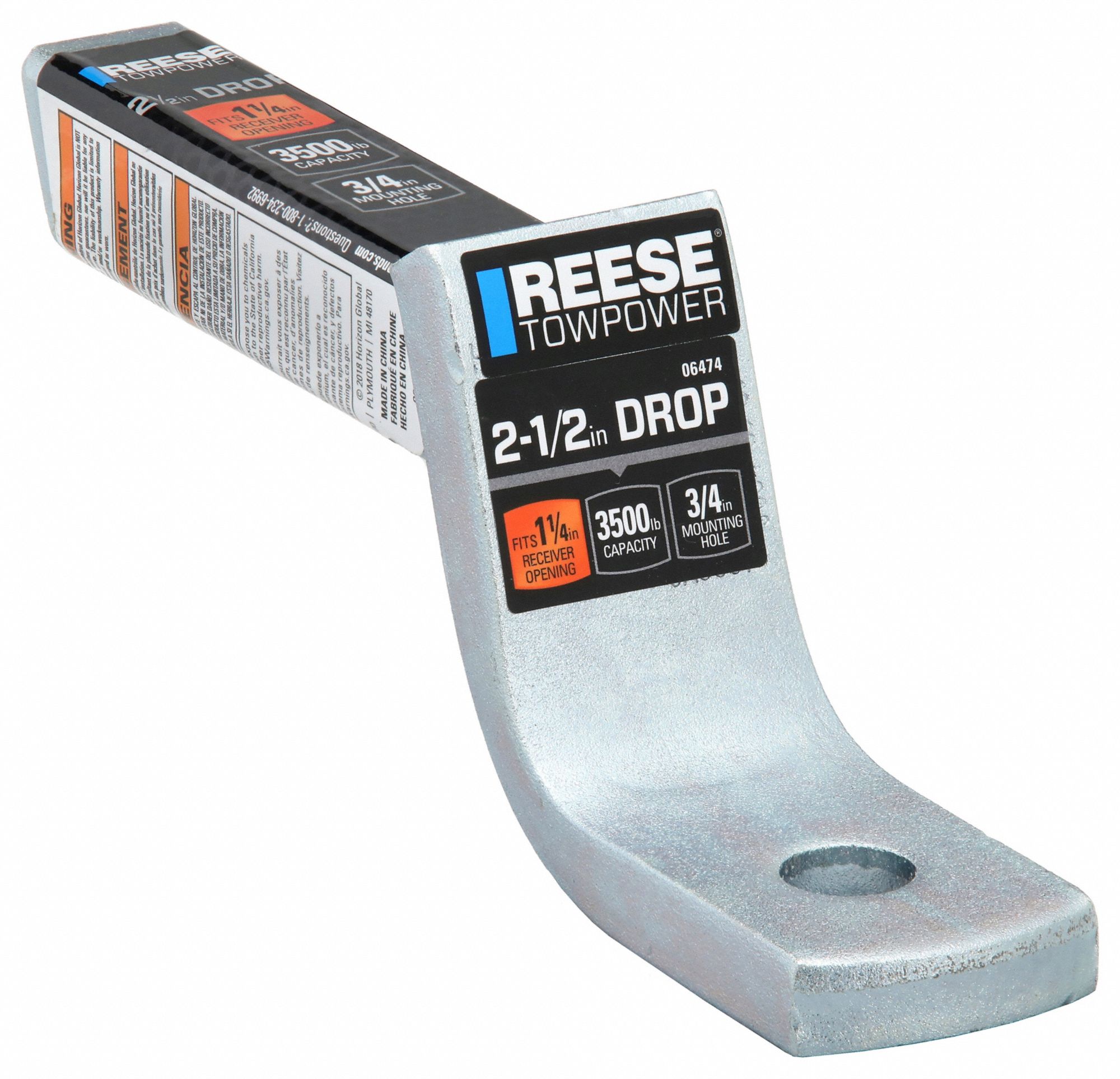 Ball Mount: II, 3/4 in Compatible Ball Shank Dia, Ball Mounts Ball Mount, 14 1/8 in Overall Lg