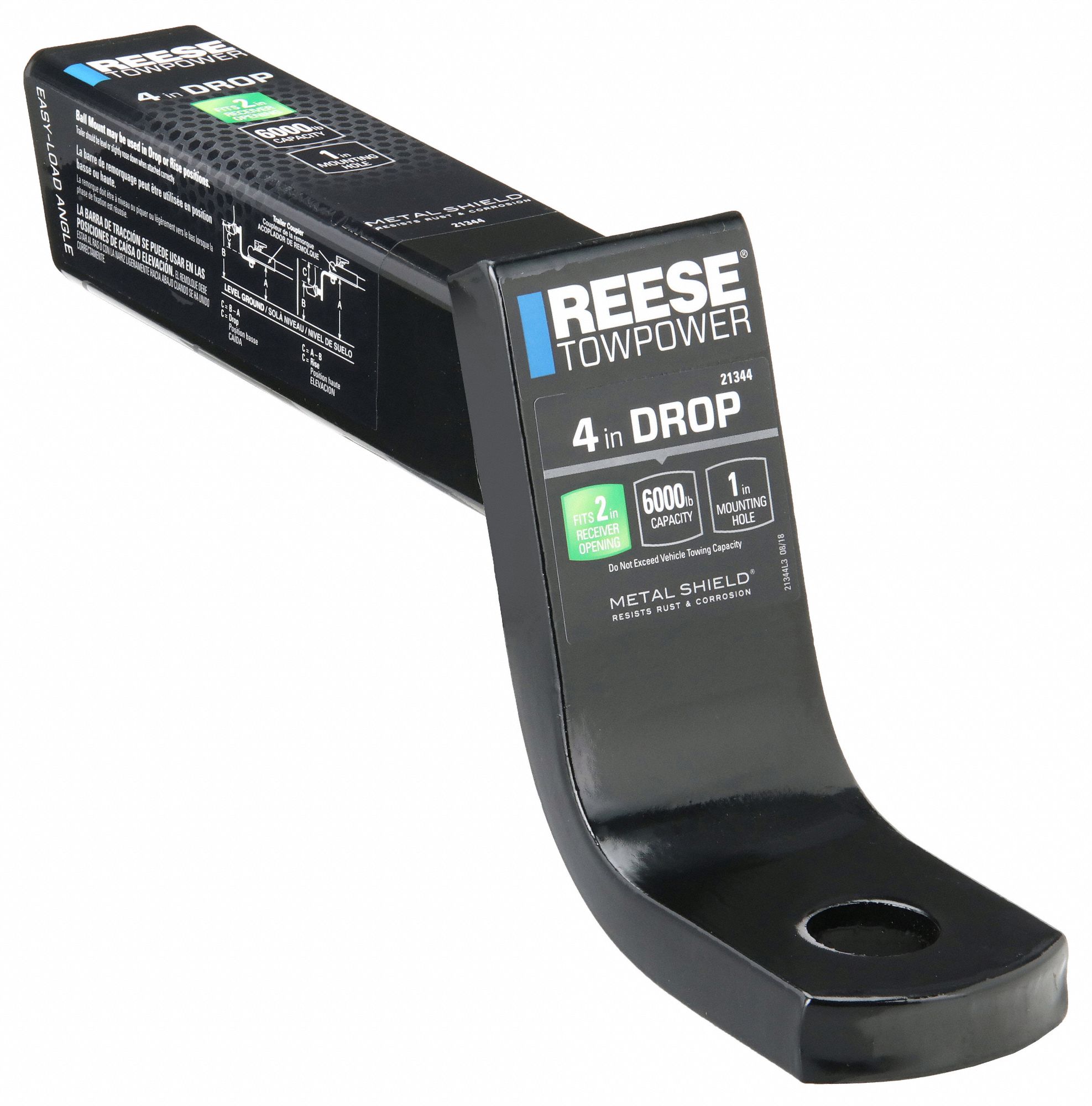 Ball Mount: IV, 1 in Compatible Ball Shank Dia, Ball Mounts Ball Mount, 12 11/16 in Overall Lg