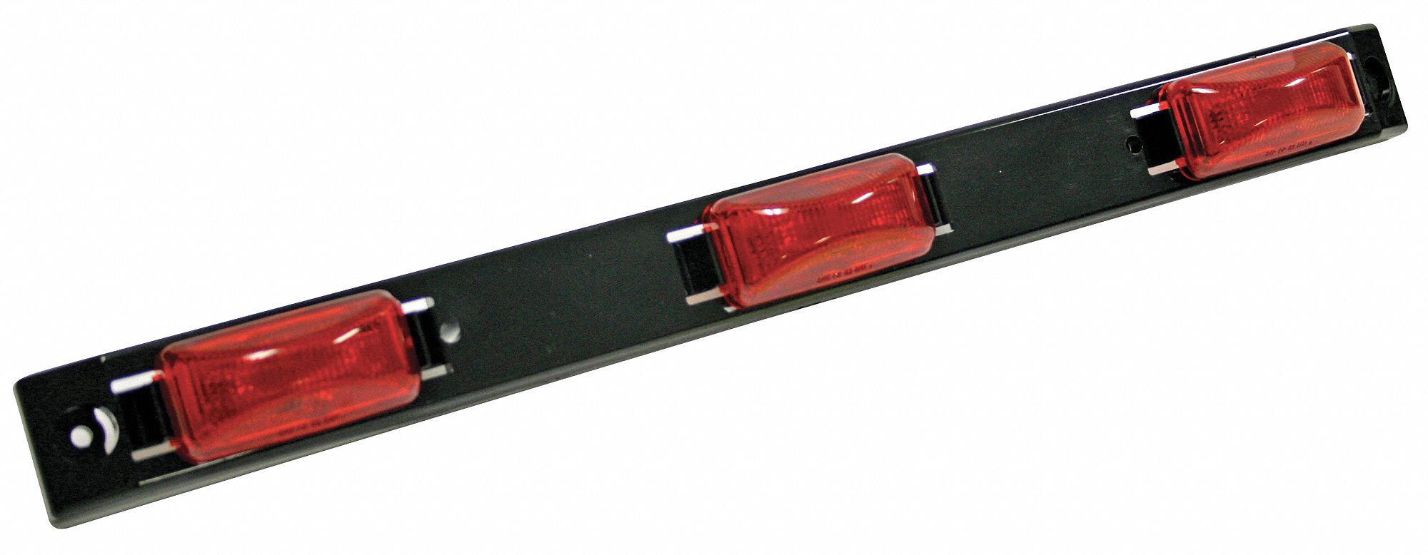 20PT43 - Bar ID LED Light Black/Red Rectangle