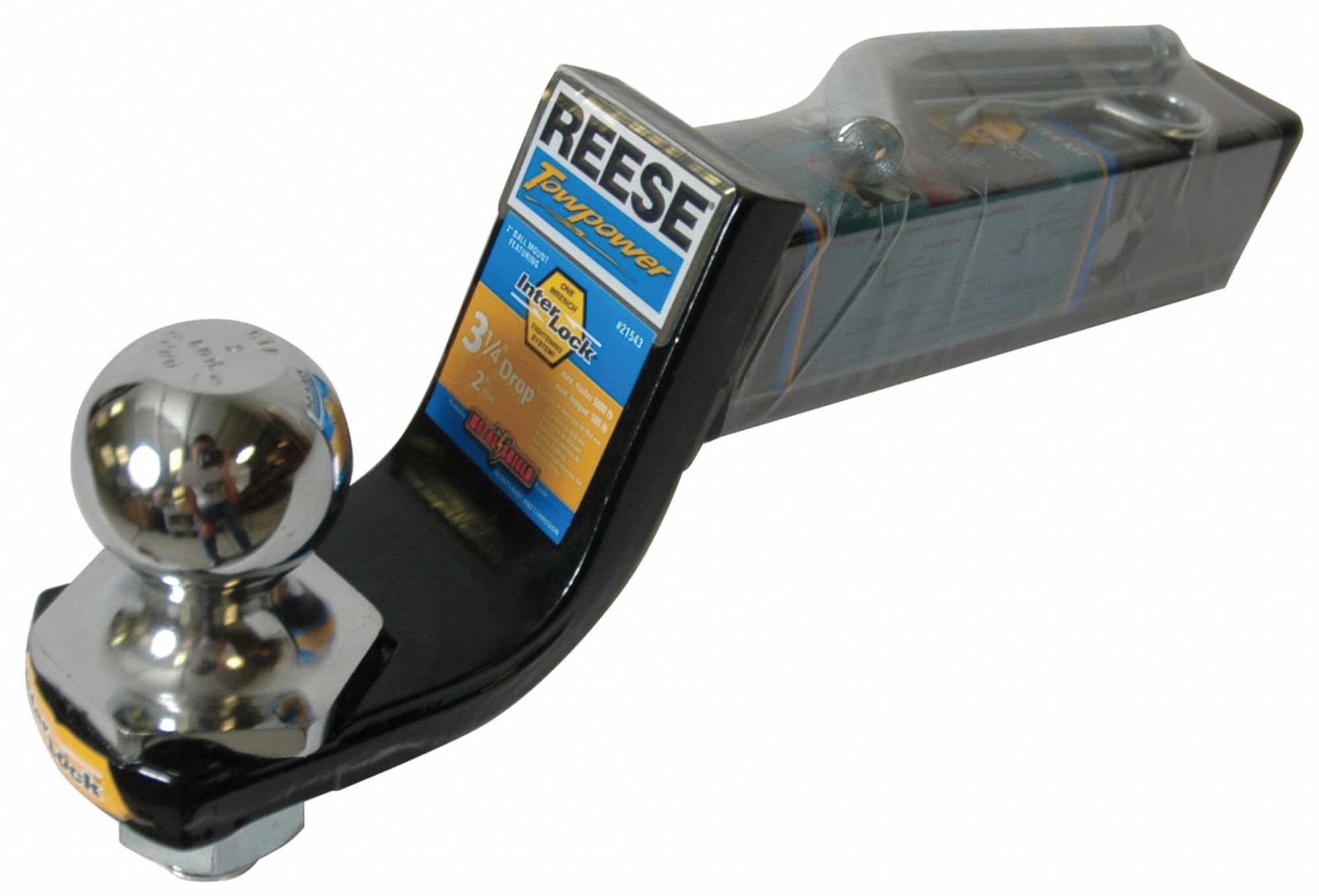 REESE Ball Mount Kit, Class III, 5000 lb. 20PV2521543 Grainger