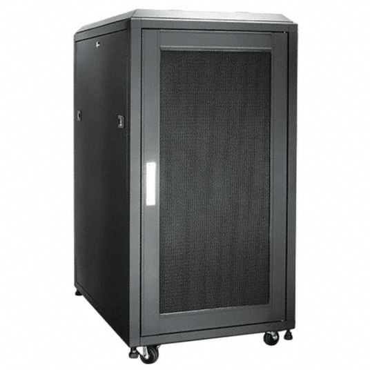 MONOPRICE Cabinet, Floor Mount, 15U Rack Units, 2200 lbs. Load Rating ...