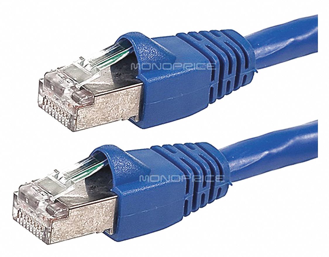 chapuri　0711 MONOPRICE VOICE AND DATA PATCH CORD, ROUND, 26 AWG, BLUE