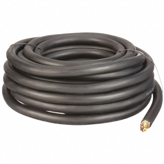 919769 50 ft. Portable Cord; Conductors: 3, Wire Size: 10 AWG, Jacket Type:  SOOW, Jacket Color: Black