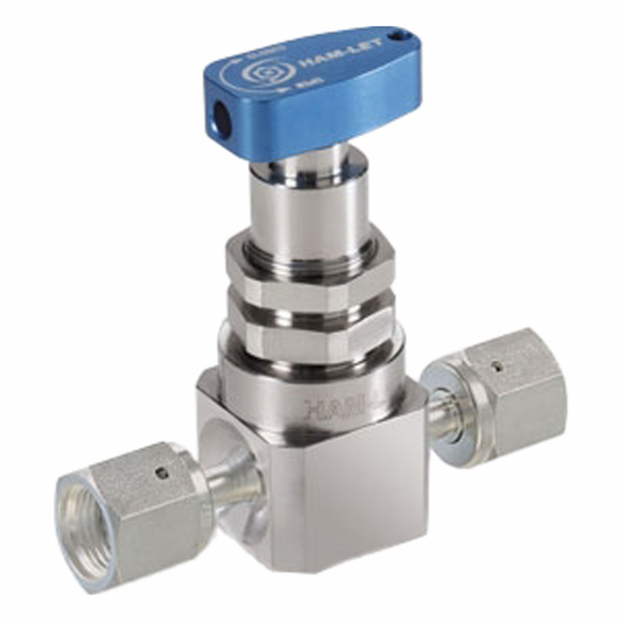 Ultra High Purity Diaphragm Valve: 1/4 in, 316L Stainless Steel, 450 psi Max Pressure (CWP)