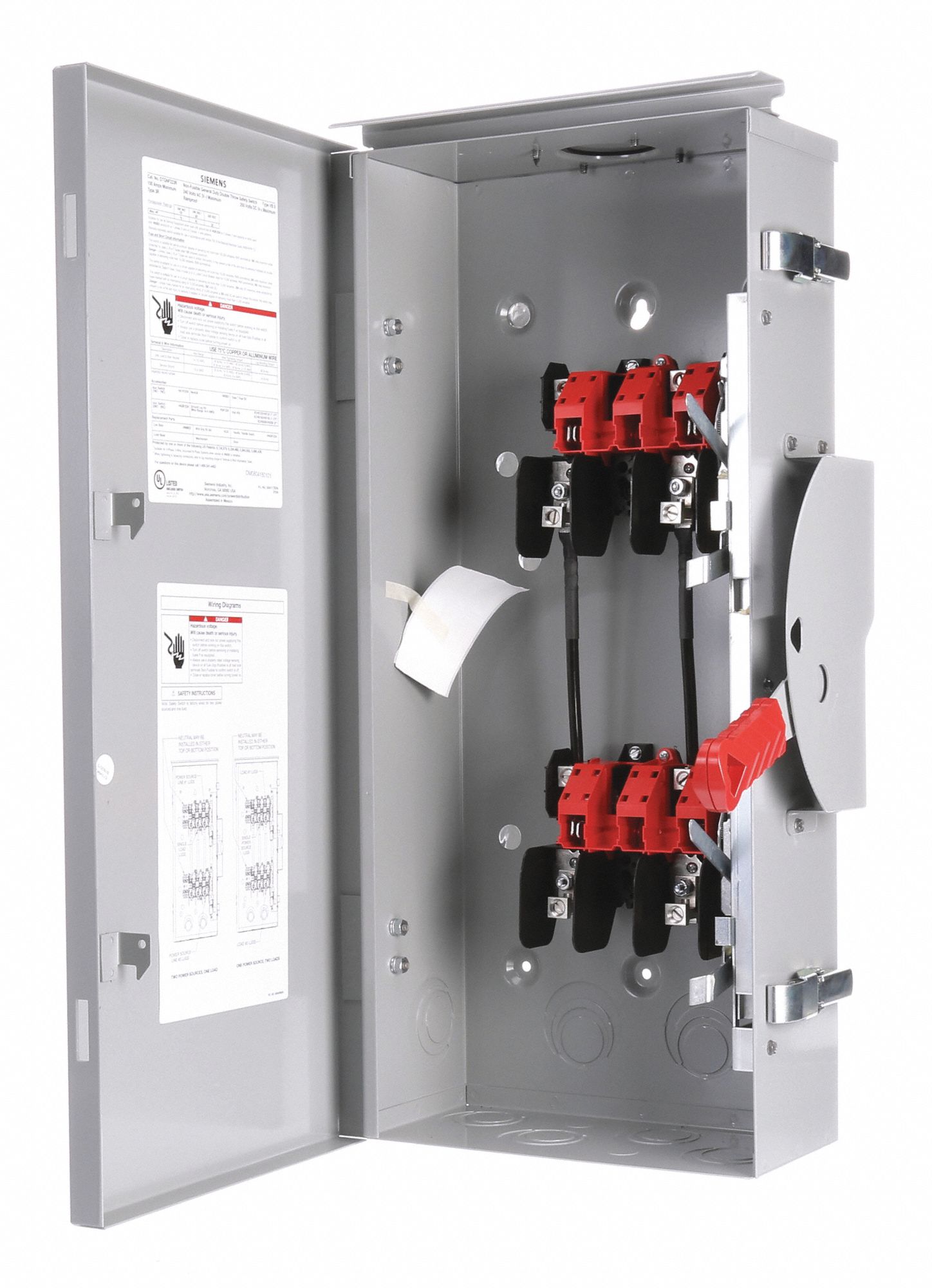 SIEMENS Safety Switch, Nonfusible, General, 240V AC Voltage, 1 Phase