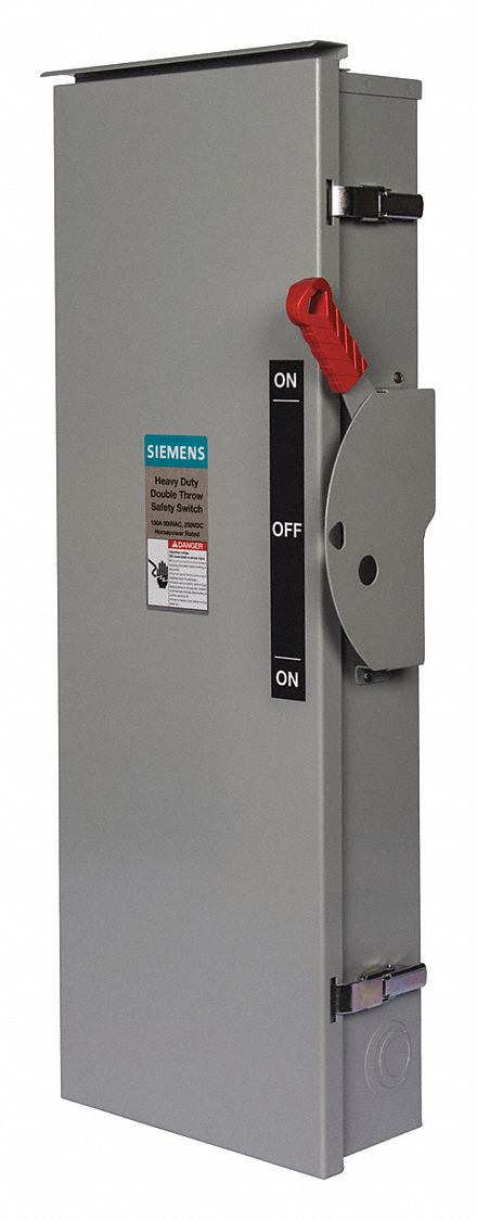 Safety Switch: Non-Fusible, 800 A, Three Phase, 600V AC, Galvanized Steel, Indoor