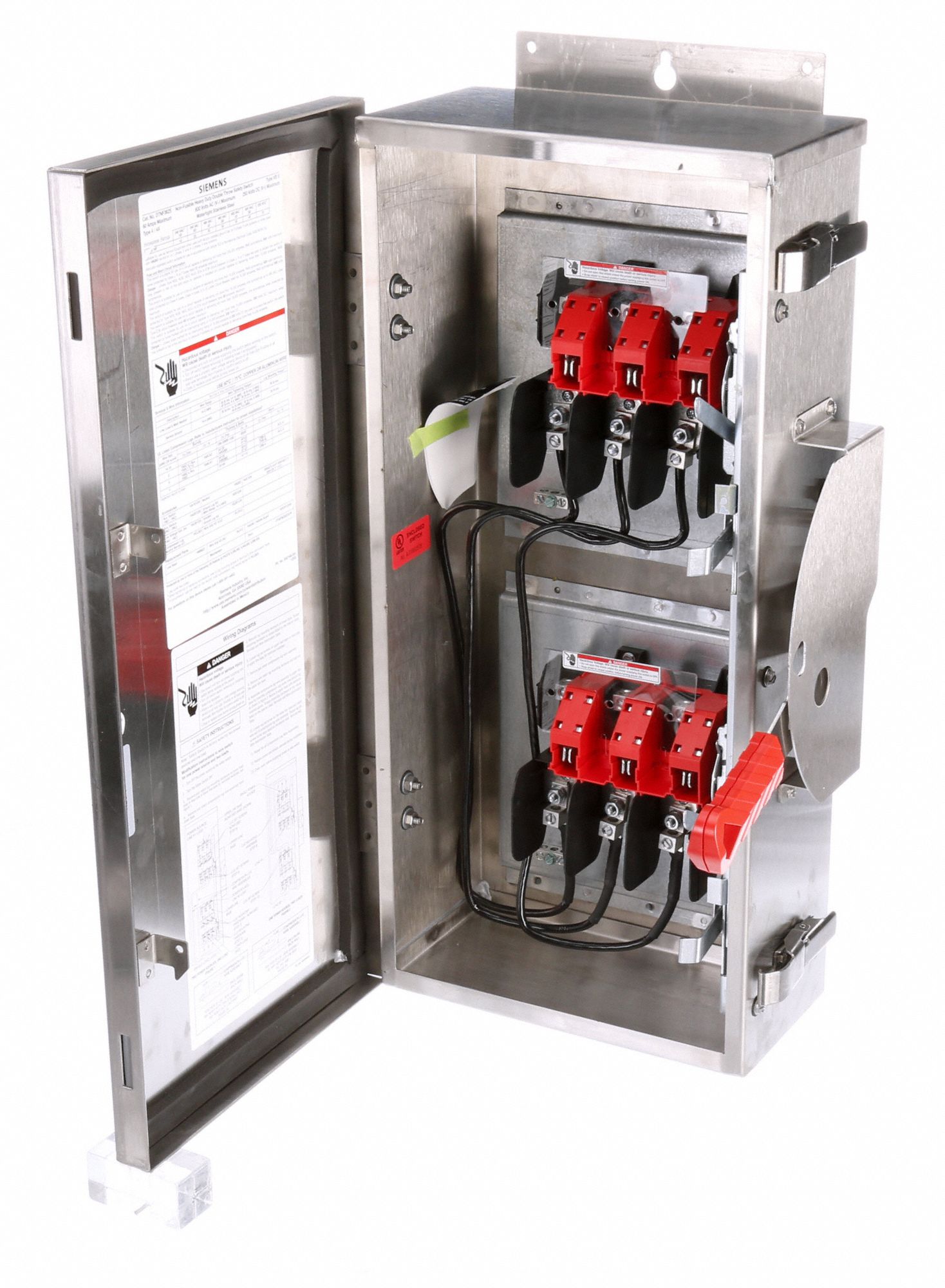 SIEMENS Safety Switch, Nonfusible, Heavy, 600V AC Voltage, Three Phase