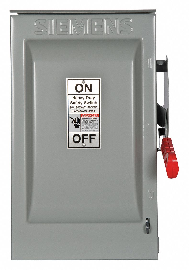 Siemens HNF362R Siemens Safety Switch 60 A Amps AC, 60 HP 600V AC