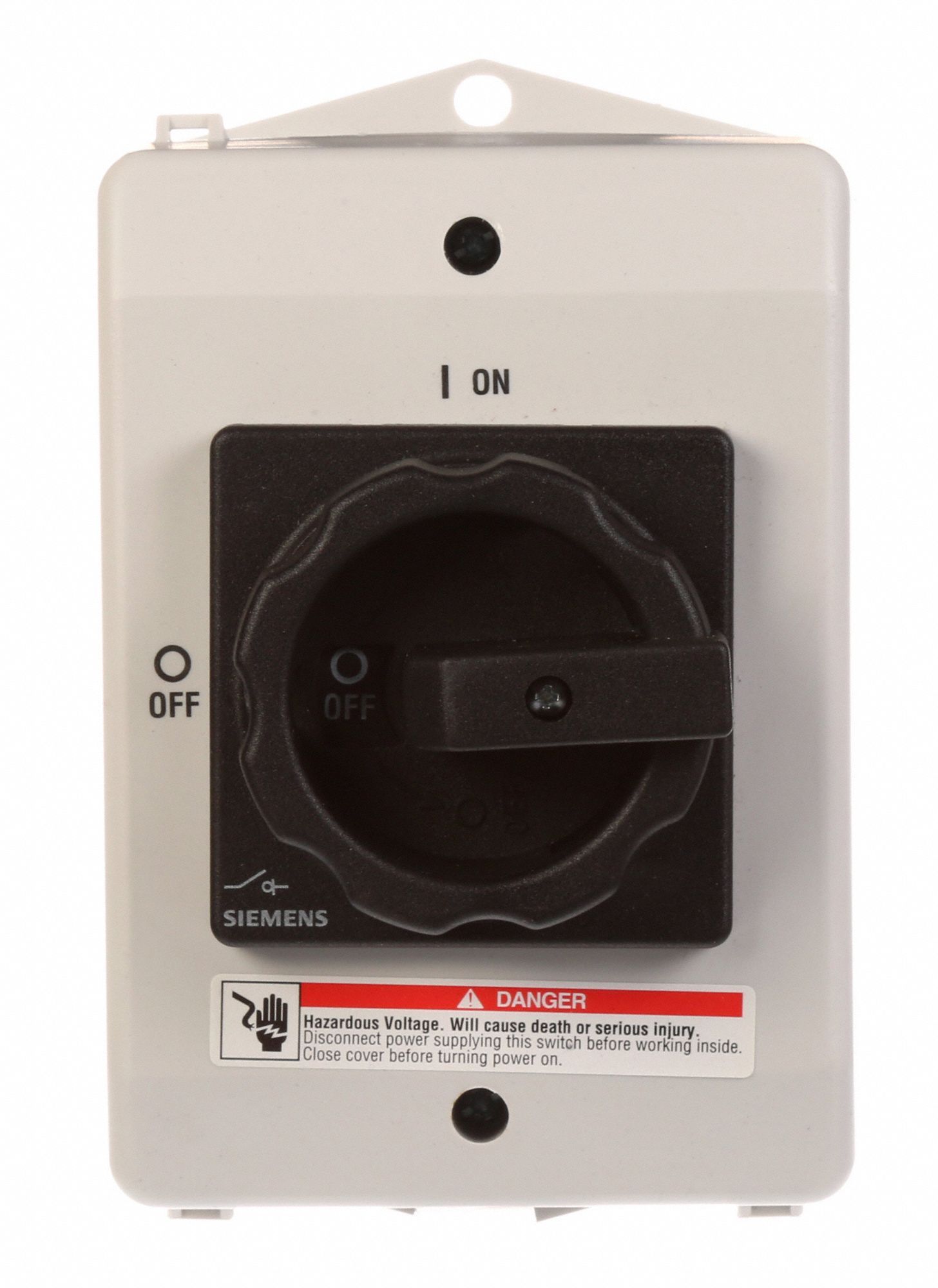 SIEMENS Safety Switch, Nonfusible, Heavy, 600V AC Voltage, Three Phase, 10 hp 600V AC HP