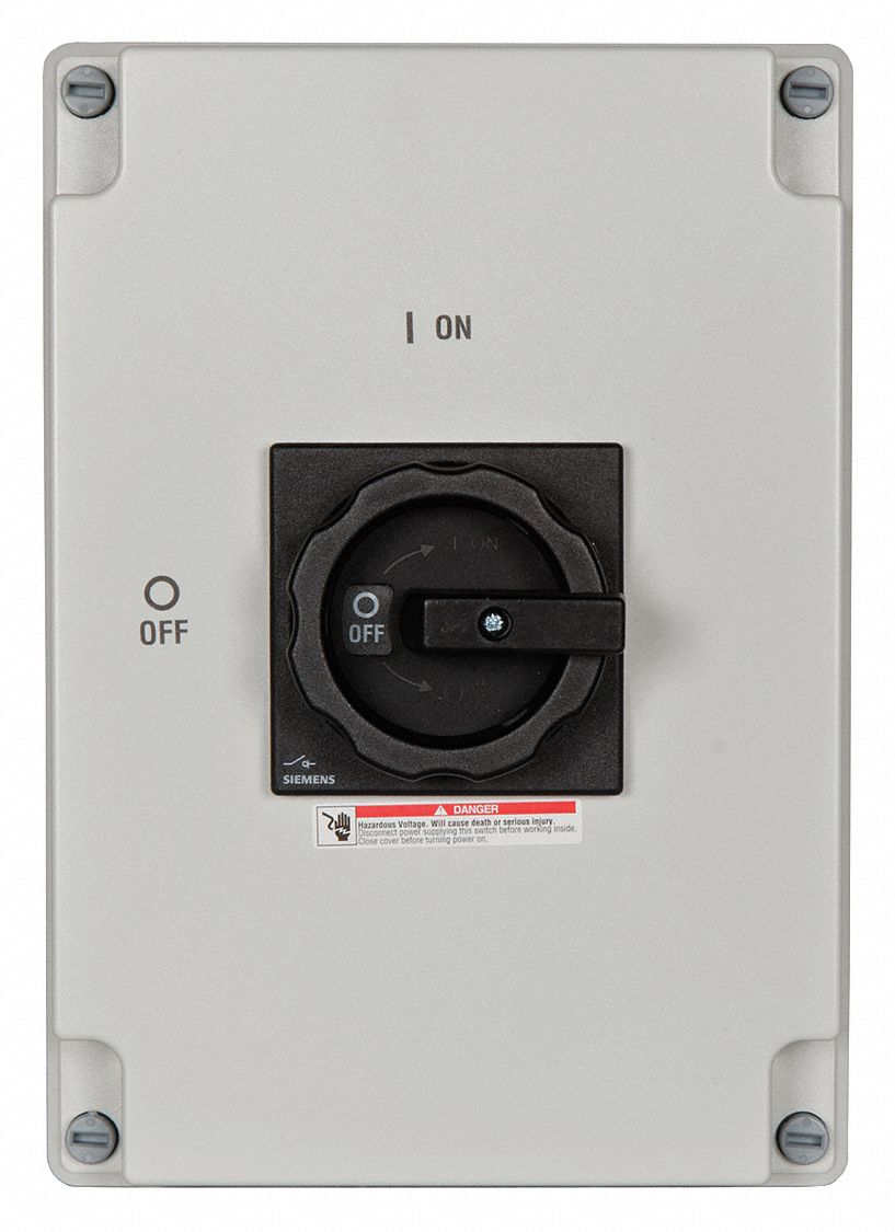 Siemens Safety Switch Nonfusible Heavy 600v Ac Voltage 3 Phase 100 Hp 600v Ac Hp rc61 3ldtb510us2 Grainger