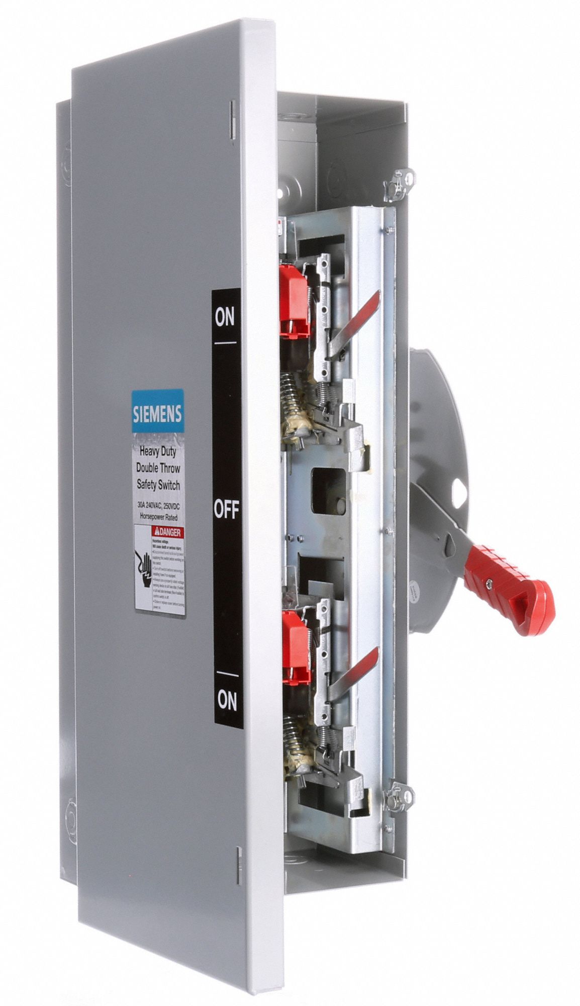 SIEMENS Safety Switch, Nonfusible, Heavy, 240V AC Voltage, 1 Phase, 10 hp 240V AC HP 20RC64