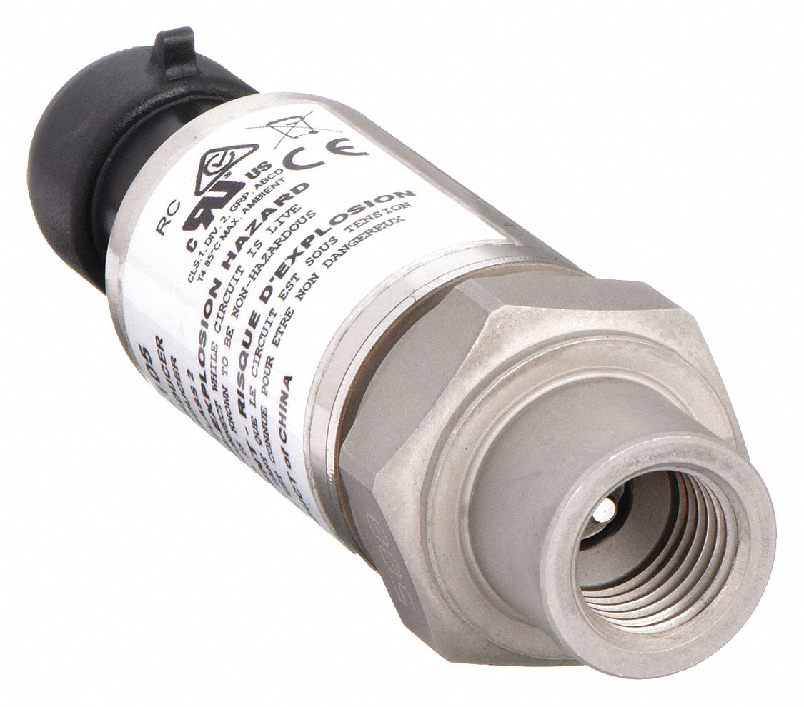 0 psi to 750 psi, 4 to 20mA DC, Pressure Transmitter 40G373P499ACP
