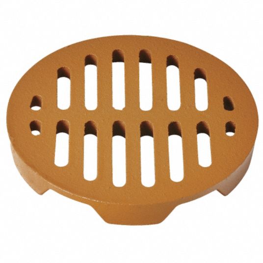 Jay R. Smith Mfg. Co Floor Drain Grate, Round, 5-19/32 in Dia