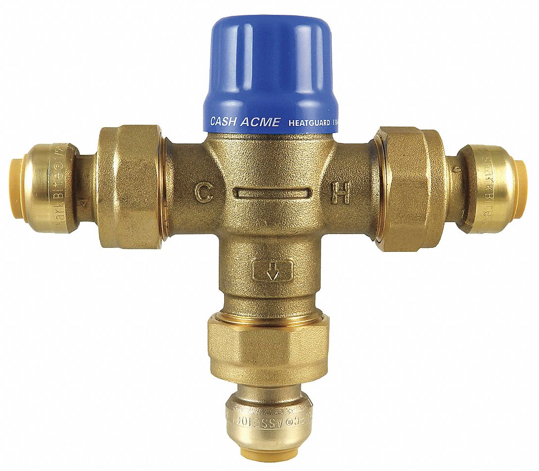 Thermostatic Mixing Valve,1/2in.,200 psi