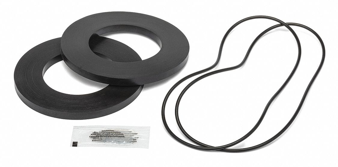 Valve Repair Kit: Rubber/Steel, Mfr Part # RK4-950, (2) O-Rings/(2) Seal Rings