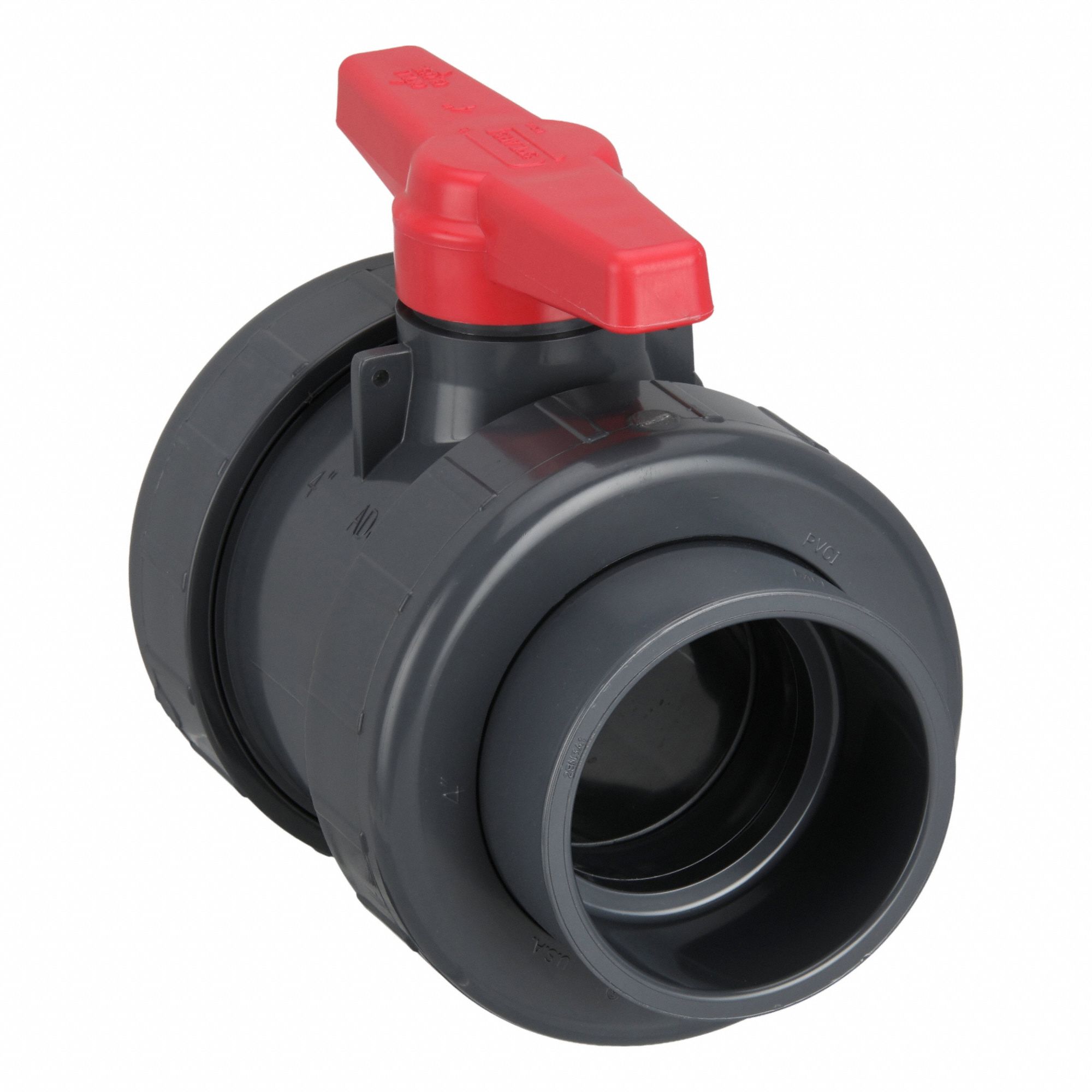 SPEARS, 4 in, PVC, Manual Two-Way Ball Valve - 20RK61|3622-040