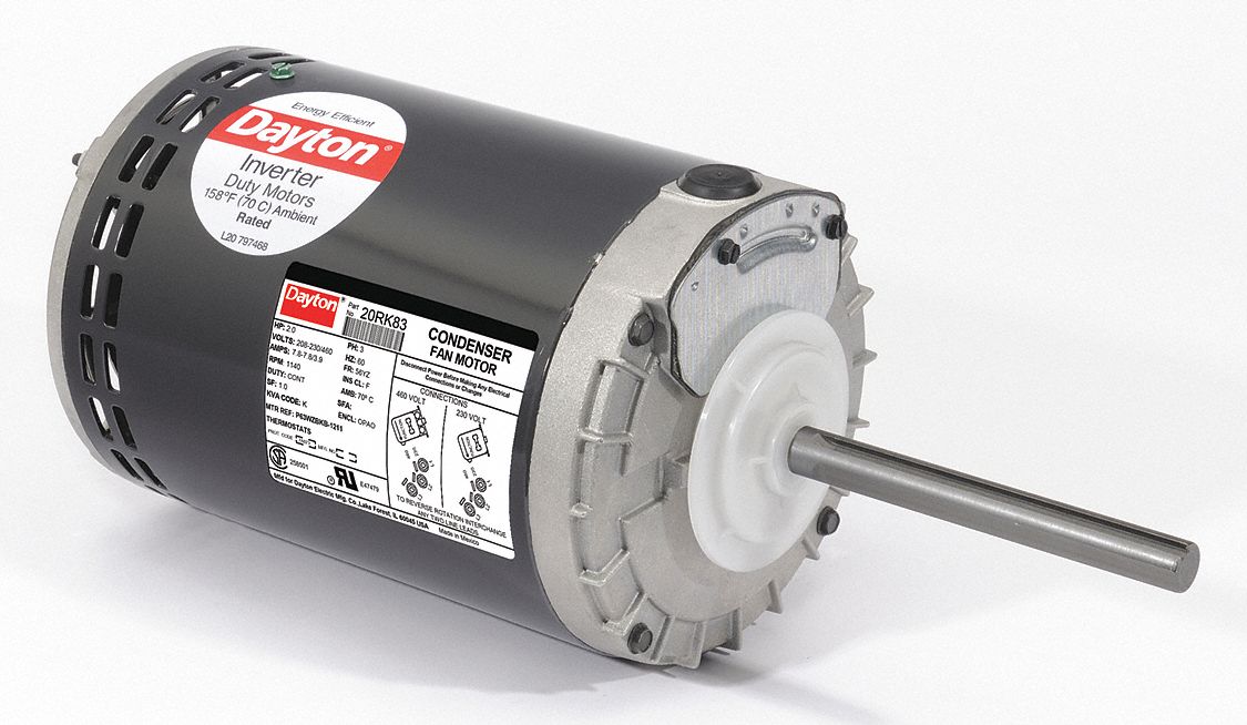MOTEUR VENT COND,2 HP,208-230/460V