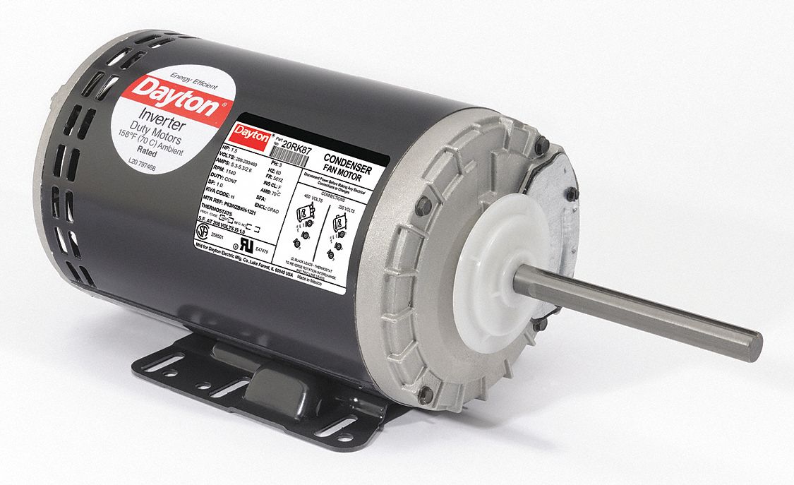 MOTEUR VENT COND,1.5,208-230/460V
