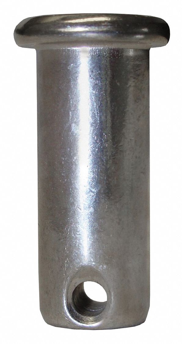 LOCOLOC Stainless Steel Clevis Pin, 19/32 in L, 3/16 in Pin Dia