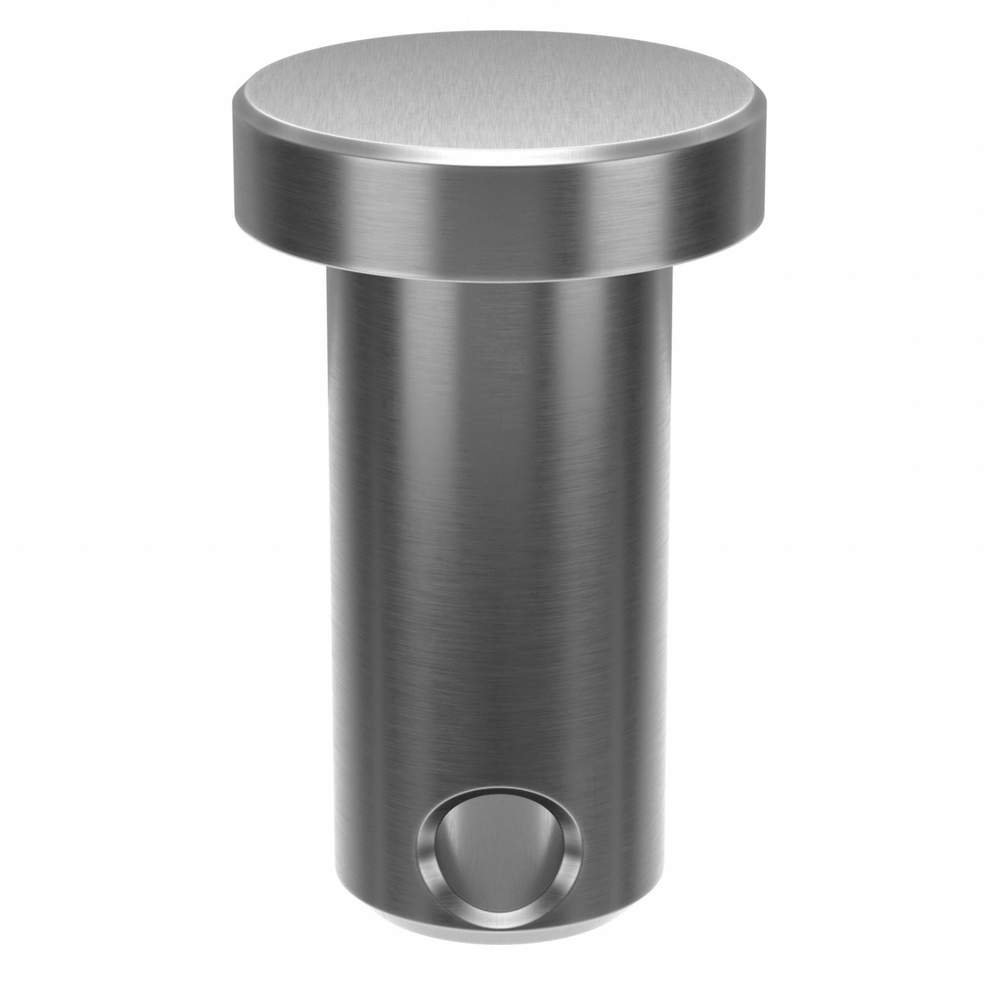 Clevis Pin, 19/32 in L, SS 0.25 in dia: Inch, 1/4 in Pin Dia, 19/32 in Shank Lg, Std Clevis Pin, 18-8