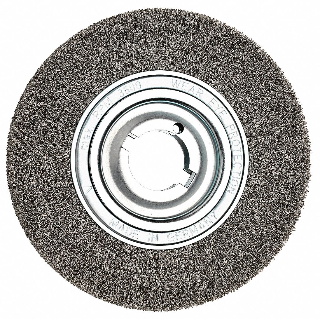 Steel Wire Brush: Fine Finish, Steel, GIE/GIE 2V/GXE/Mfr. No. GXE 2V, 1 3/8 in Dia. (In.)
