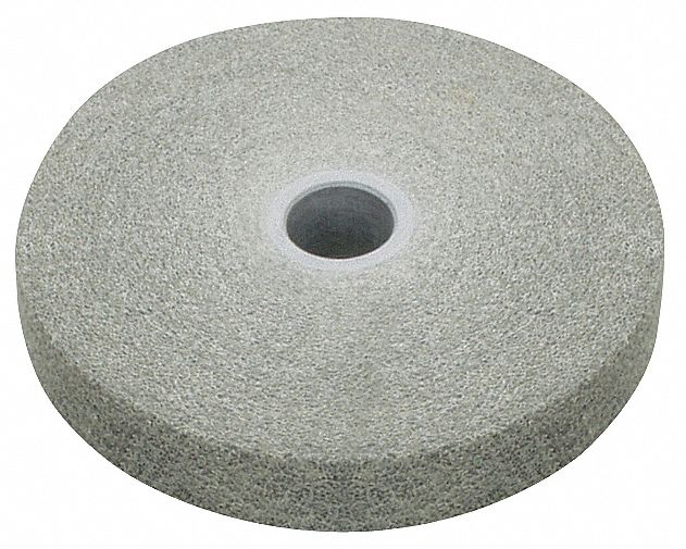 Unitized Wheel: 6 in Dia x 1 in W, 1 in Arbor Hole, Aluminum Oxide, Medium, Soft (2)