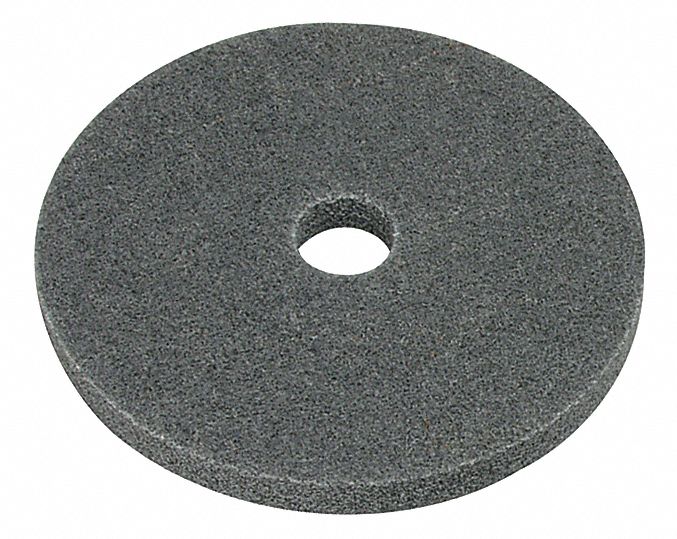 Unitized Wheel: 6 in Dia x 1/2 in W, 1 in Arbor Hole, Aluminum Oxide, Medium, Soft (2)