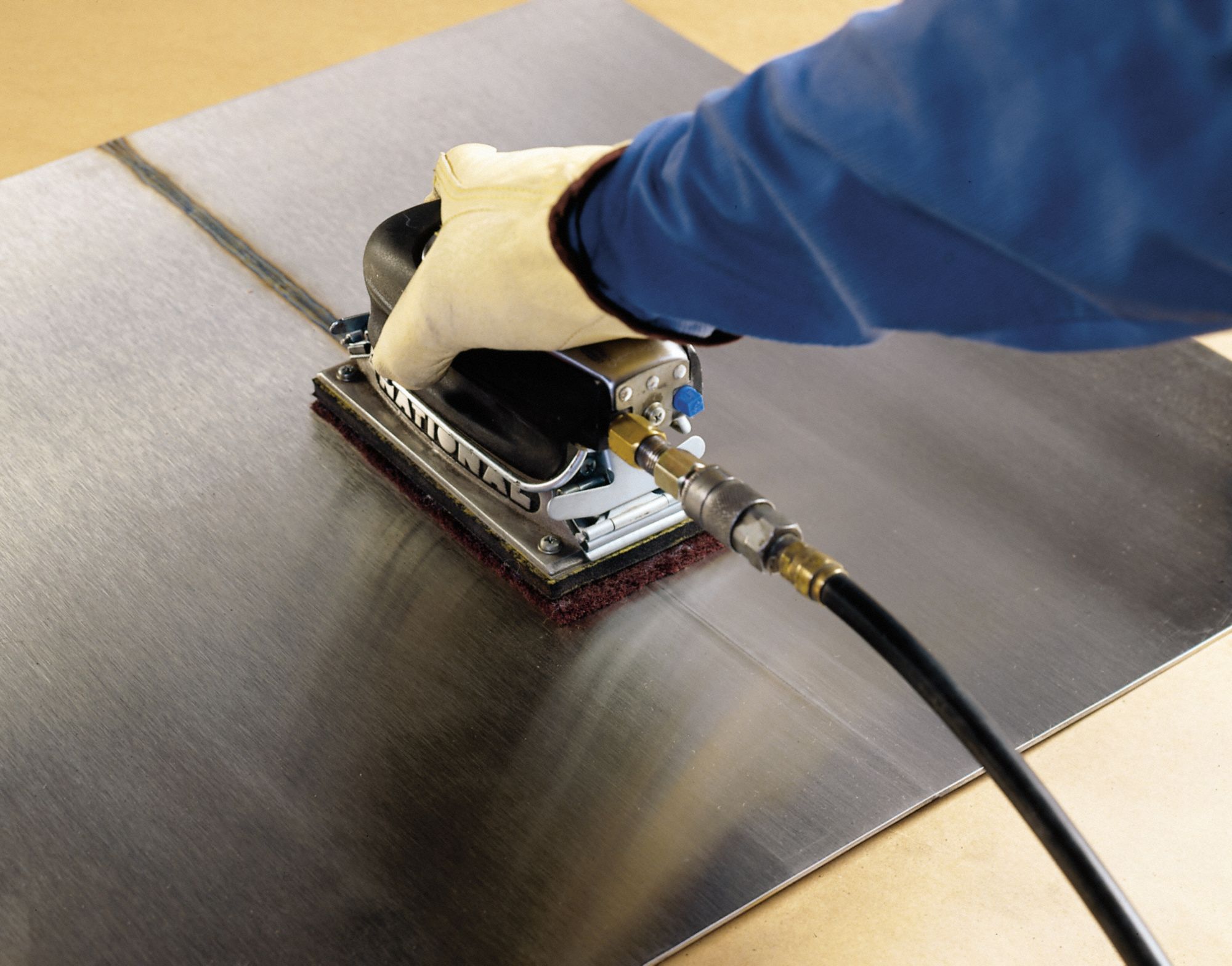 SCOTCHBRITE Sanding Hand Pad, 9 in Length, 6 in Width, NonWoven, Aluminum Oxide, PK 40 2DHJ1