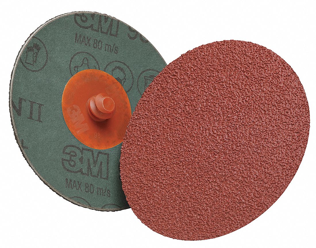 3M CUBITRON II Quick Change Disc 2 in Disc Dia, 60 Abrasive Grit