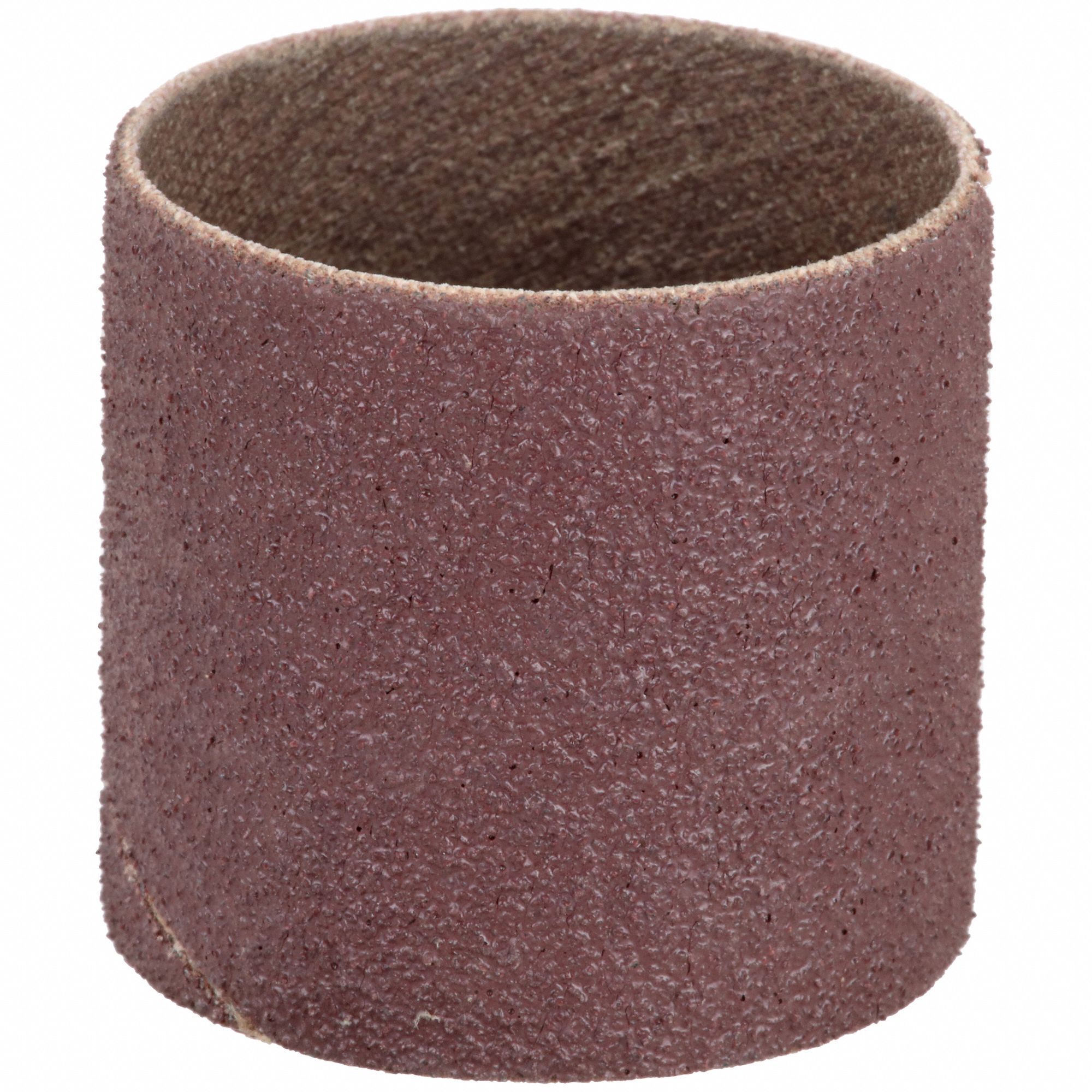Spiral Band: 1 1/2 in Dia x 1 1/2 in W, Aluminum Oxide, 60 Grit, 341D