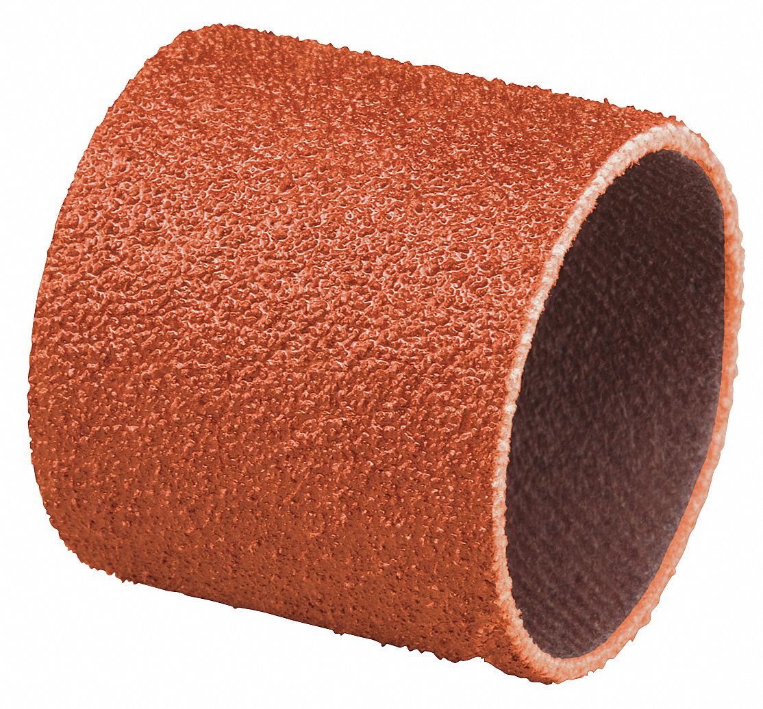 Spiral Band: 1 in Dia x 1 in W, Ceramic, 60 Grit, 747D