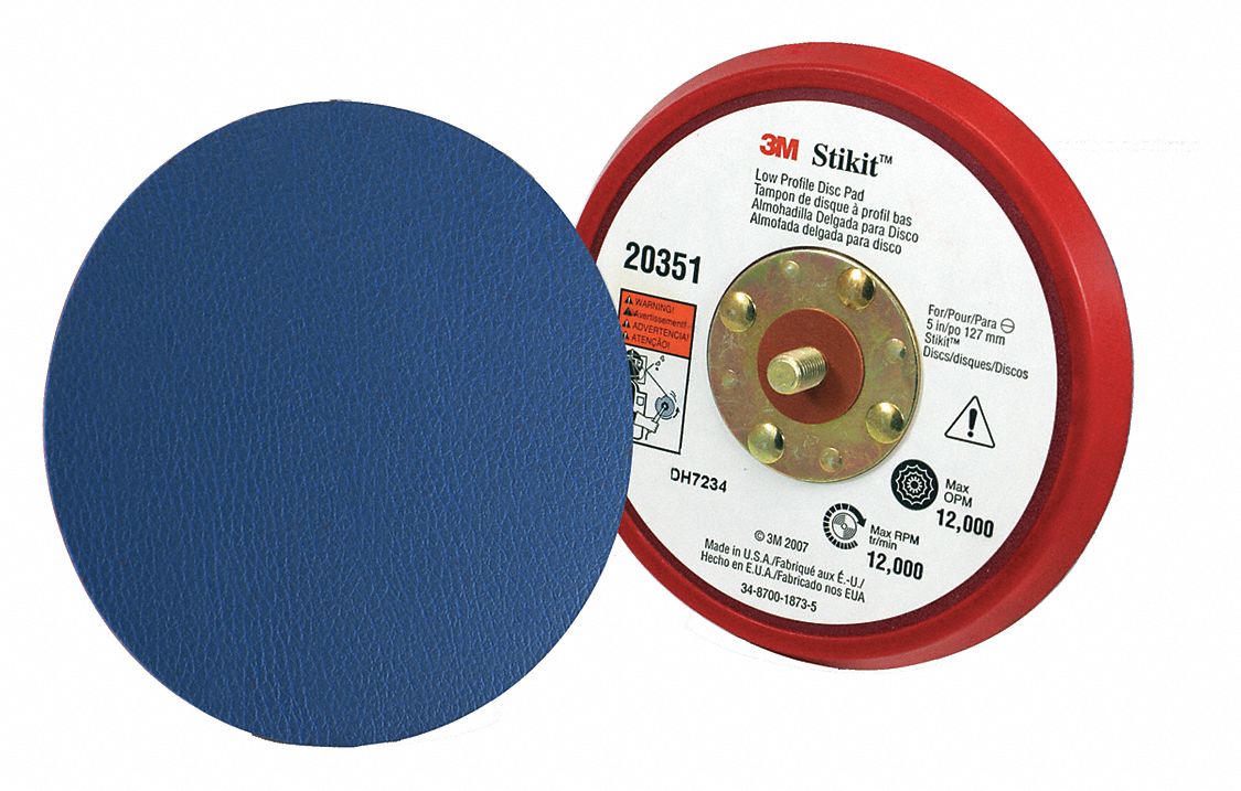 3M Disc Pad, 5 in. 20RW6120351 Grainger