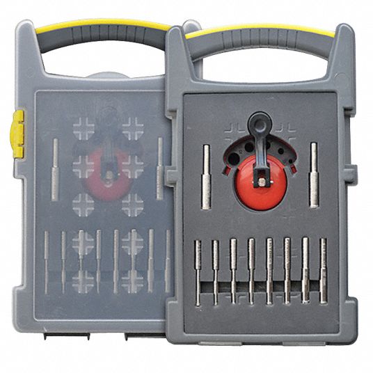 HYDROHANDLE Glass, Tile and Porcelain Drill Bit Set, Ceramic, Glass