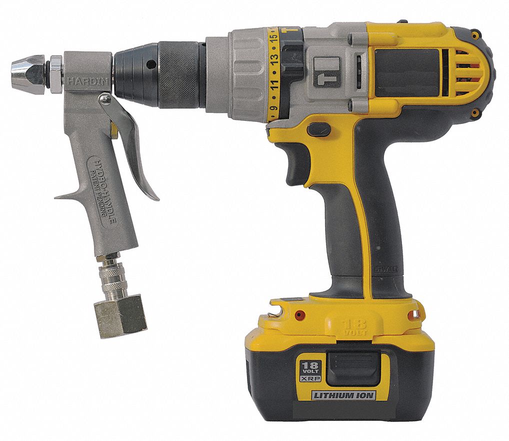 HYDROHANDLE Water Feed Drill Adapter 20RX72HH12HDL Grainger