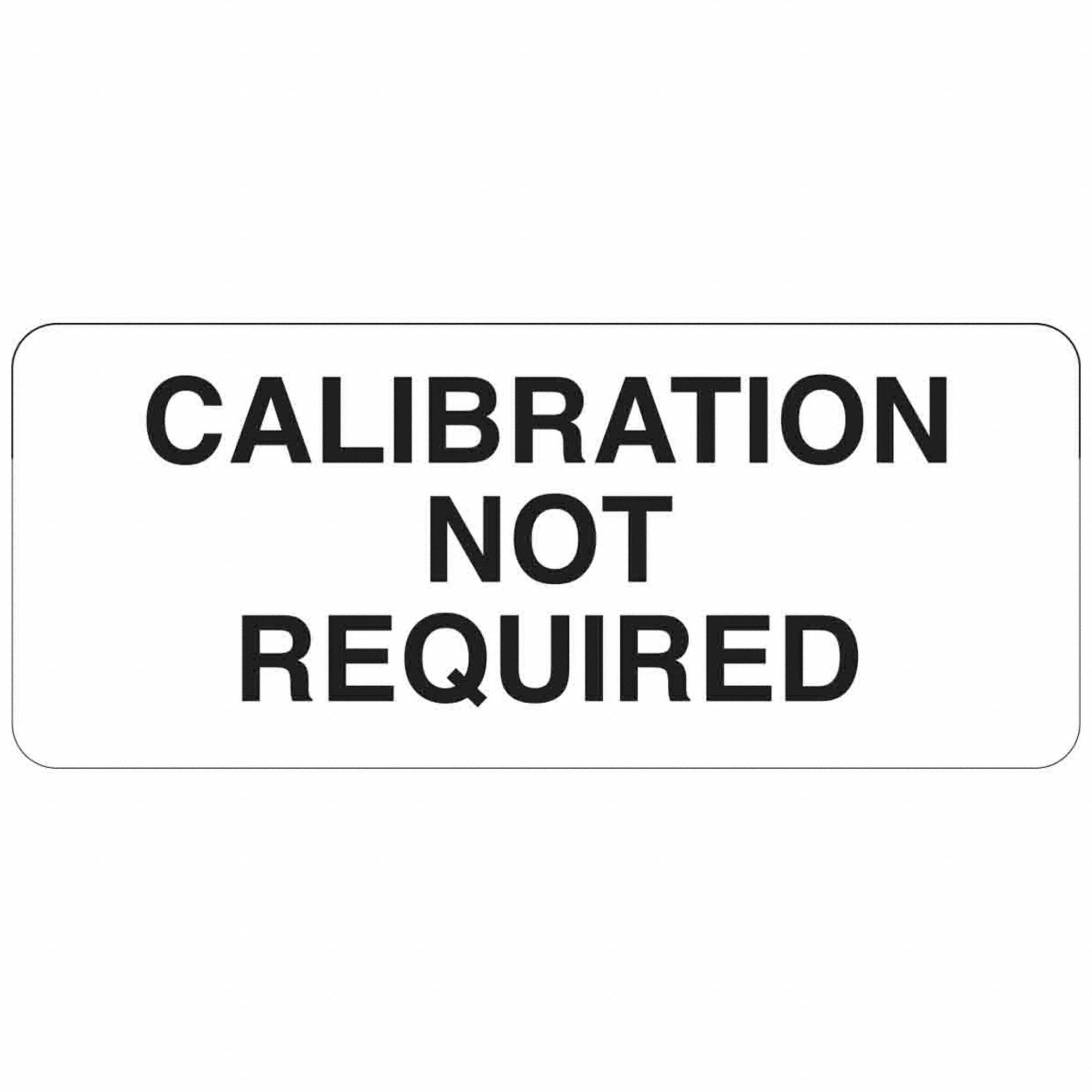 InspectionLabel, Black/White, PK364