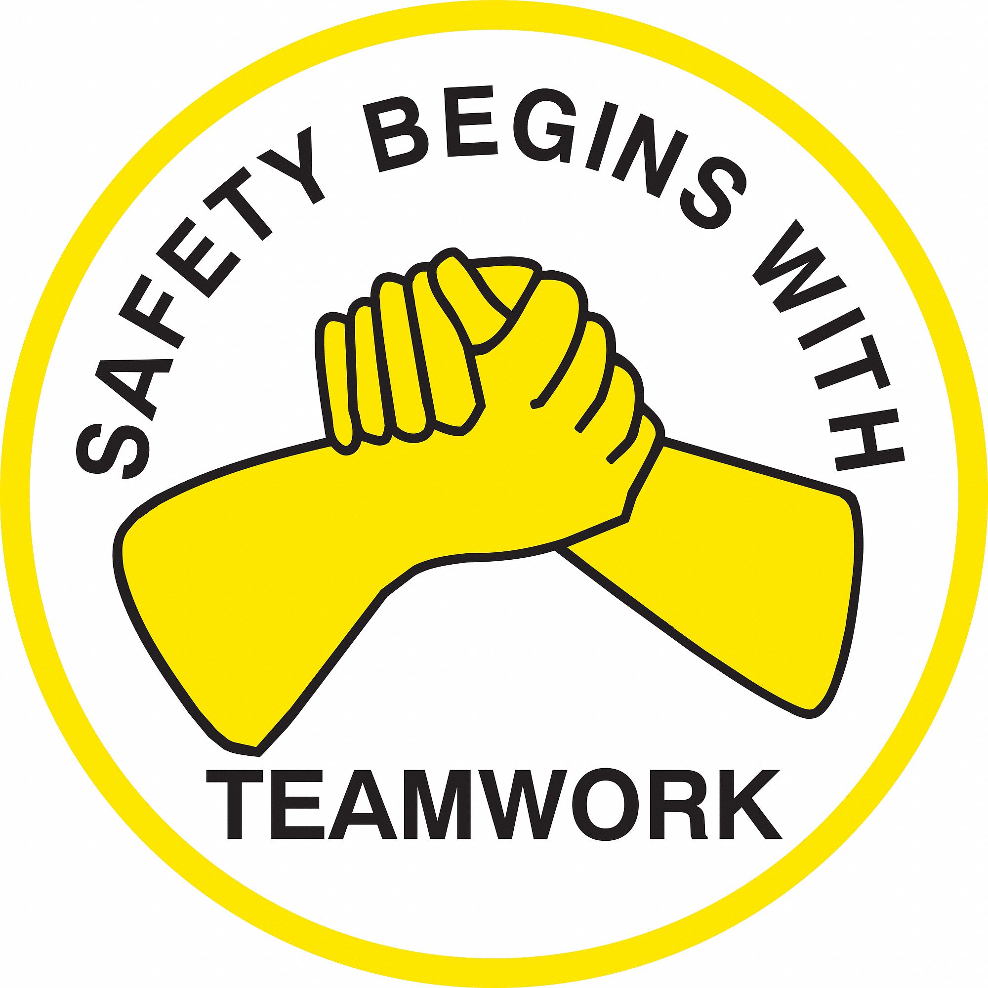 BRADY Hard Hat Label for Safety & Personal Protection Awareness: Safety ...