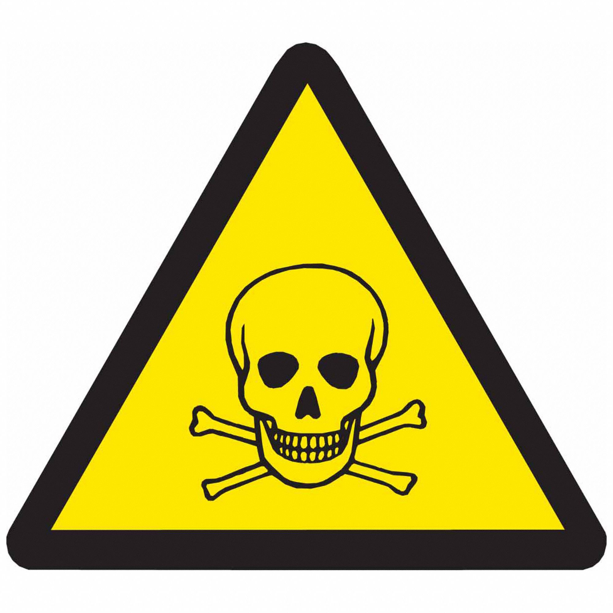 Warning Labels, 4inHx4inW, Vinyl, PK10