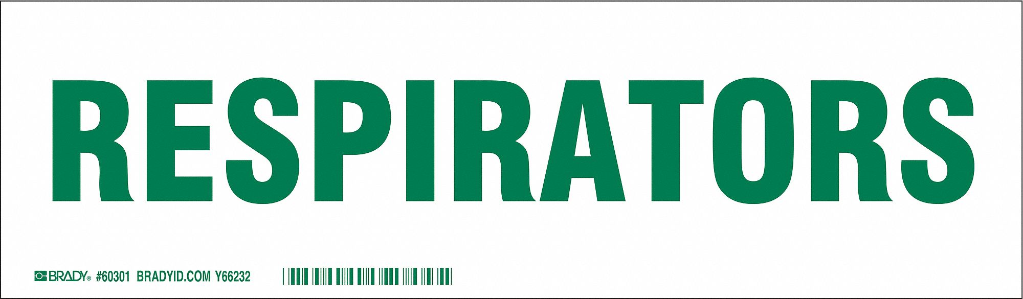 Label, 3 1/2 in x 12 in, Polyester