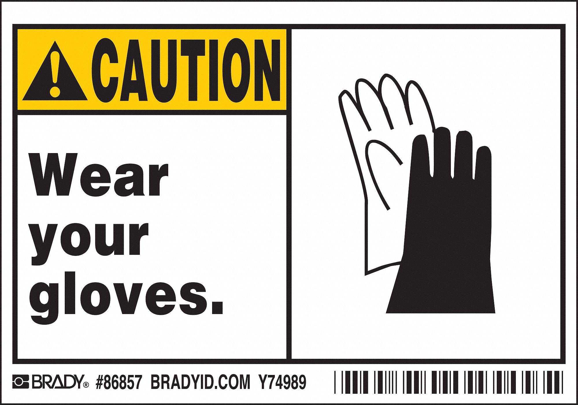 Label: Polyester, Adhesive Sign Mounting, 3 1/2 in x 5 in Nominal Sign Size, 0.01 in Thick, 5 PK