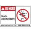 Automatic Equipment Signs - Grainger Industrial Supply