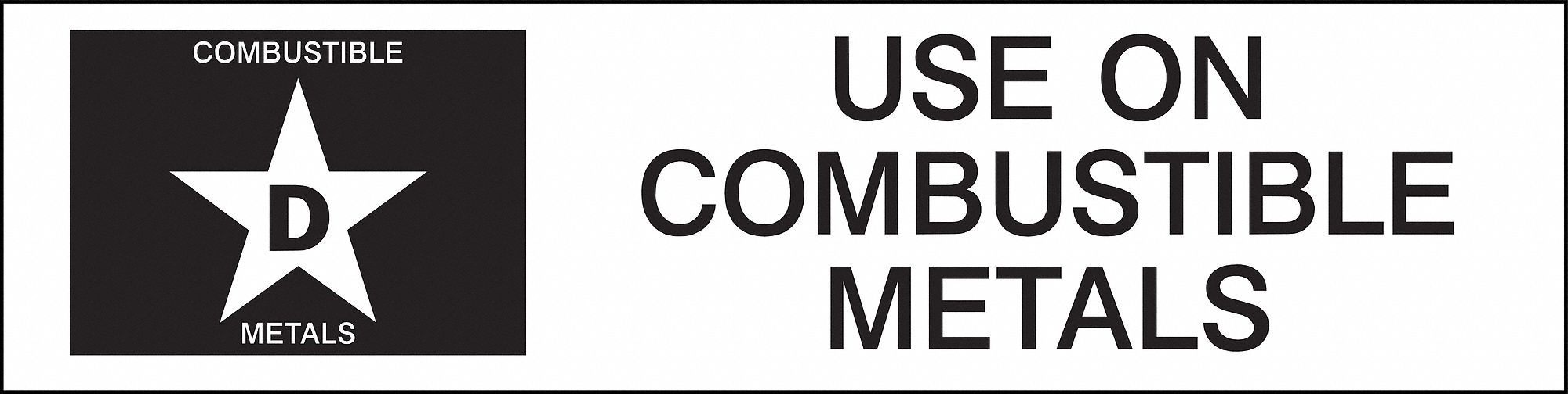 Vinyl Label, 1 1/2 in x 6 in, Vinyl