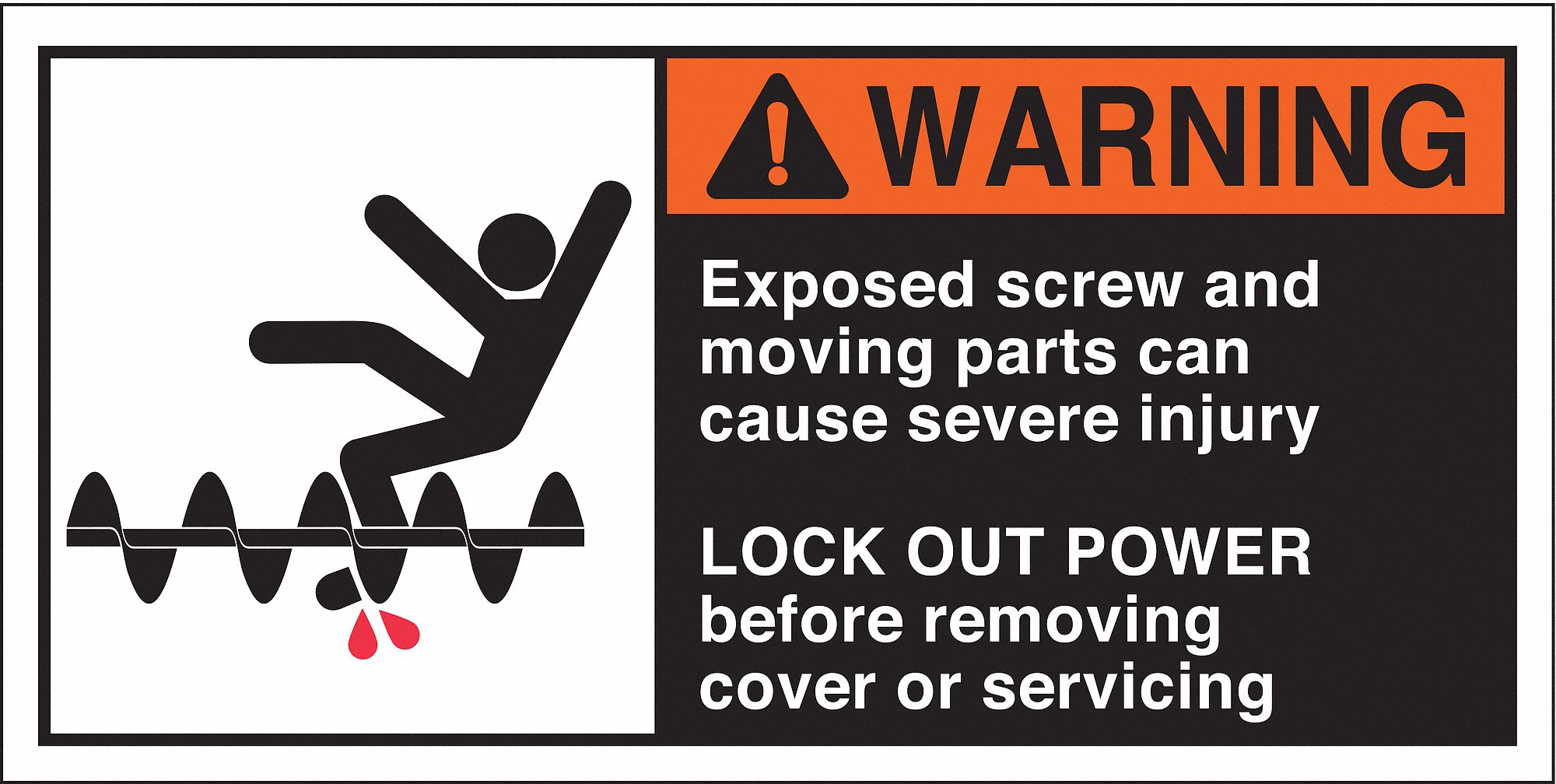 Label, 2 1/2 in x 5 in, Polyester, PK5