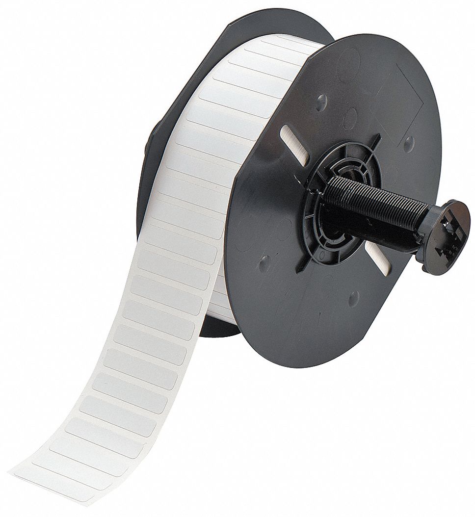 Pre-Cut Label Stock Roll White Matte